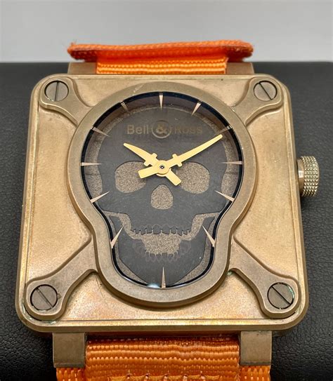 Bell Ross Skull Bronze Br Skull Mm Swiss Automatic Limited