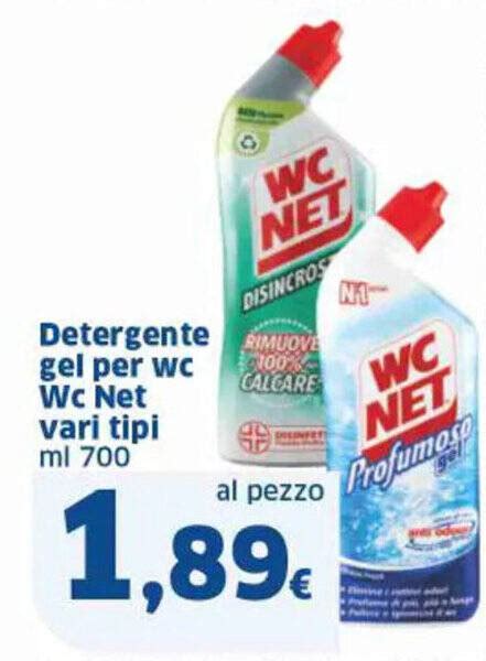 Detergente Gel Per Wc Wc Net Vari Tipi Ml Offerta Di Ok Sigma