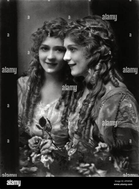 The Silent Movie Actress Mary Pickford At Mirror