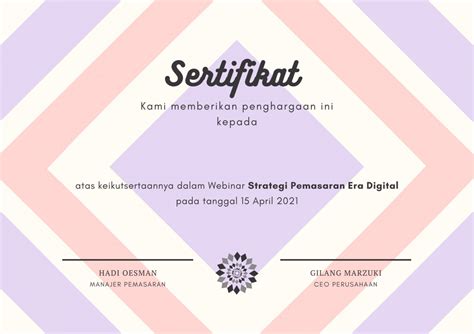 Foto Artikel Membuat E Sertifikat Webinar Dengan Cepat Dan Mudah