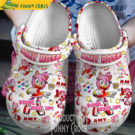 Amy Rose Sonic Crocs Shoes Discover Comfort And Style Clog Shoes With