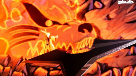 7 Naruto Nine Tails On Afari Naruto And Baby Kurama Hd Wallpaper