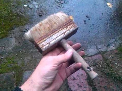 Щетка для побелки. - YouTube