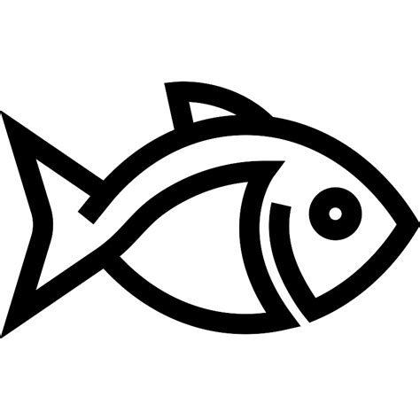 Fish Outline Vector SVG Icon - SVG Repo