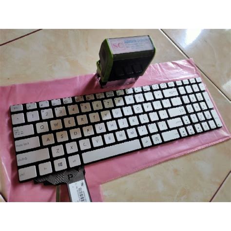 Jual Keyboard Asus Rog Gl Gl Putih Backlight Shopee Indonesia