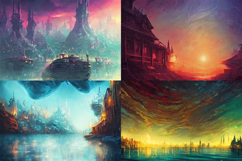 Port City Art By Anato Finnstark Stable Diffusion Openart