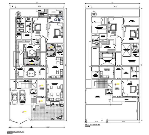 House Construction Plan - Cadbull