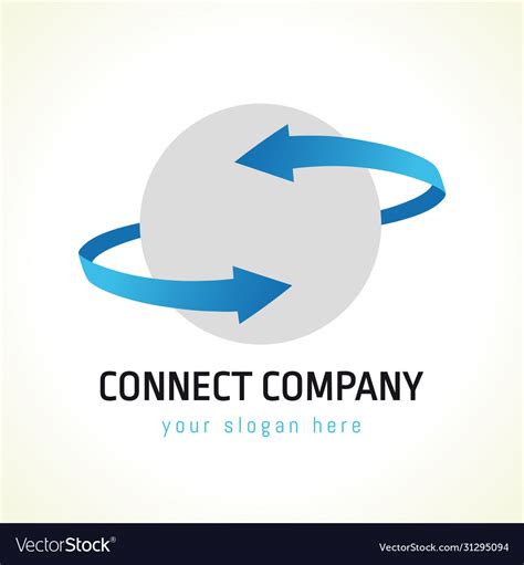 Connect logo Royalty Free Vector Image - VectorStock