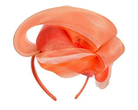 Orange Racing Pillbox Fascinator By Fillies Collection Fascinators Au