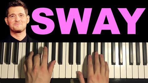 Michael Bublé Sway Piano Tutorial Lesson Youtube