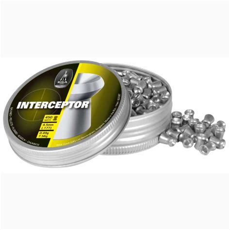 Air Gun Bullet Bsa Interceptor Pellets 177 Ranjith Gun Care Centre