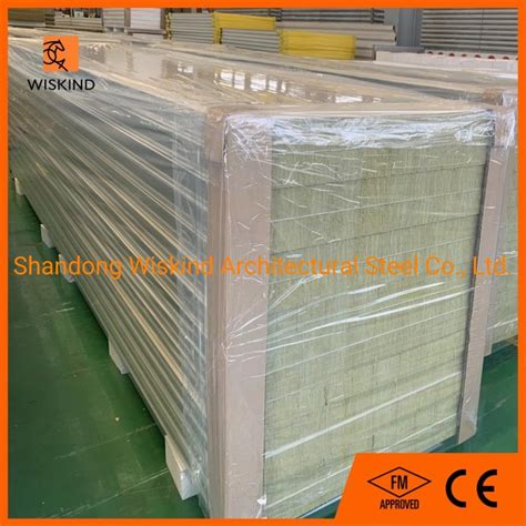 Cheap High Quality CE Approved PU PIR PUR Rock Wool Glass Wool Sandwich