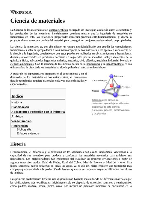 Ciencia De Materiales Biologia Tetraedro De La Ciencia De