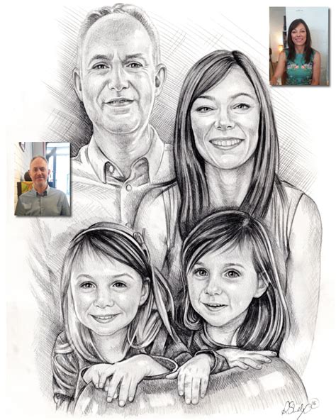 16+ Family Portrait Drawing - ElyseRagnar