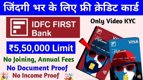 Idfc First Bank Credit Card Apply Online Apply Idfc Bank Lifetime