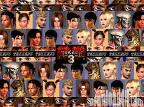 Tekken 3 characters - psadospice