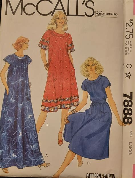 Vintage Mccalls 8292 4493 And 7888 Full Figure Sewing Pattern Misses Dress Patterns And