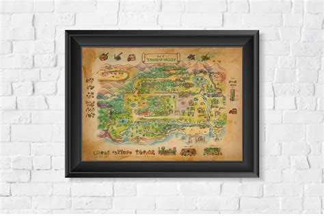 Stardew Valley Map, High Quality, A1/A2/A3 Prints - Etsy