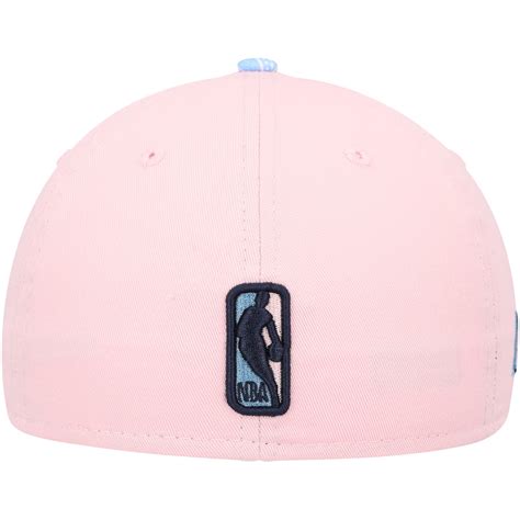 New Era Miami Heat Pink/Light Blue Paisley Visor 59FIFTY Fitted Hat