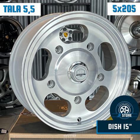 Jogo De Rodas Raw Classics Dish Aro 15 5 Furos 5x205