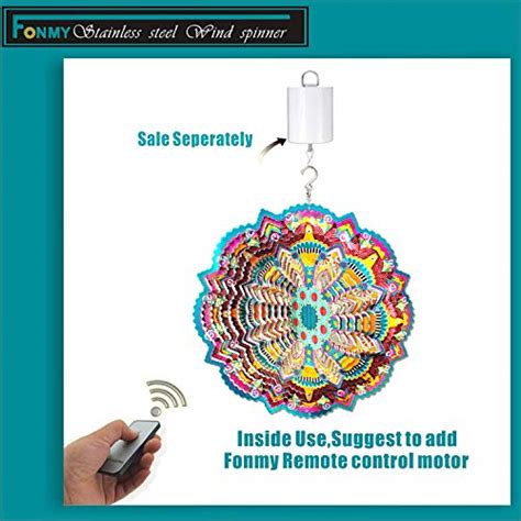 Fonmy Wind Spinner Mandala Lucky Star Inch D Stainless Steel