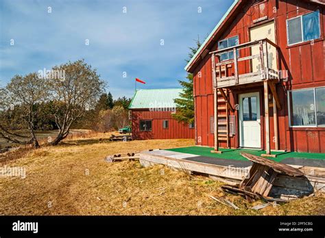 Abandoned Us Forest Service Work Camp At False Island Tongass National