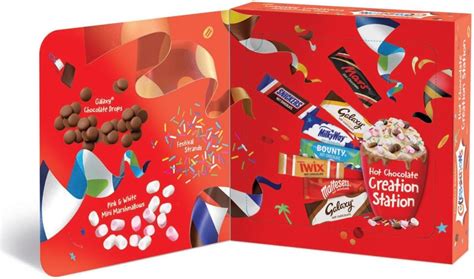Limited Edition Celebrations Hot Chocolate Creation Station 8 Sachets 3 Toppings For