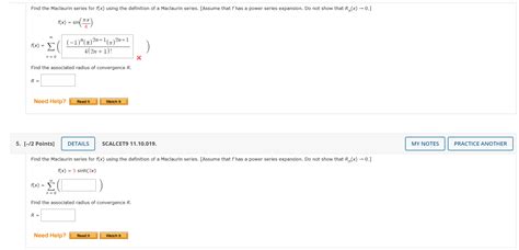 Solved Find The Maclaurin Series For F X Using T