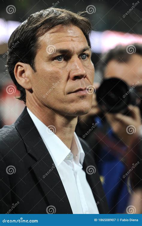 The Roma Coach Rudi Garcia before the Match Editorial Photography ...