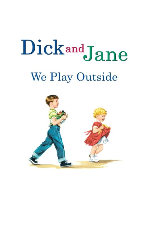 Dick And Jane We Play Outside Penguin Random House Retail