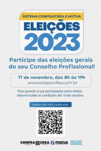 Eleições CONFEA CREA e Mútua 2023 votação é segura