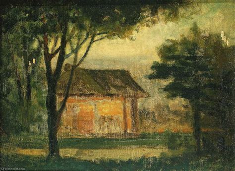 Reproduções De Pinturas The Old Homestead Por Edward Mitchell Bannister