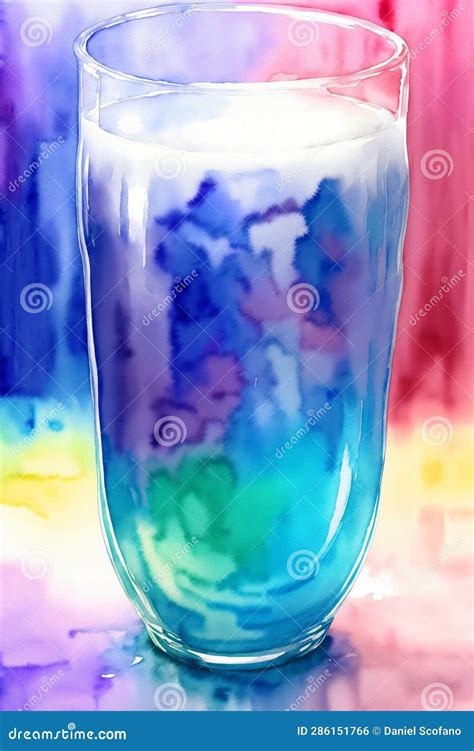 A Glass Filled With Liquid Sitting On Top Of A Table Generative Ai