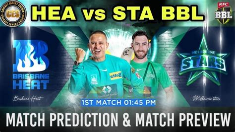 Brh Vs Mls Bbl St Match Prediction Brisbane Heat Vs