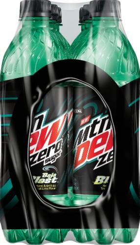 Mountain Dew Zero Sugar Baja Blast Tropical Lime Flavor Soft Drink