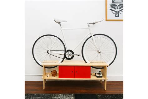 Bike Rack Furniture is Perfect for Tiny Apartments and Dorm Rooms