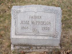 Jesse Mcpherson Find A Grave Memorial