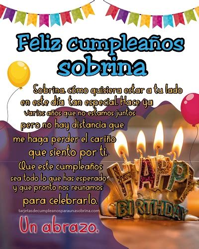 Hermosas Imágenes De Cumpleaños Para Una Sobrina Que Esta Lejos