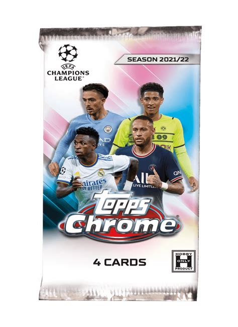 Topps Chrome 202122 UEFA Champions League Hobby Box