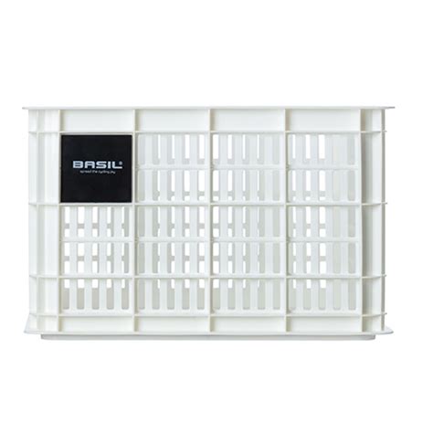 Basil Crate M Bicycle Crate L White Basil