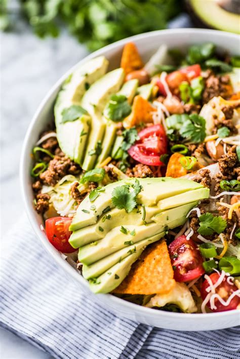 The Best Taco Salad Recipe Ready In Only 25 Minutes Isabel Eats