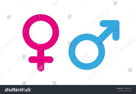 Female Male Sex Icon Stock Vector Royalty Free 1038695680 Shutterstock