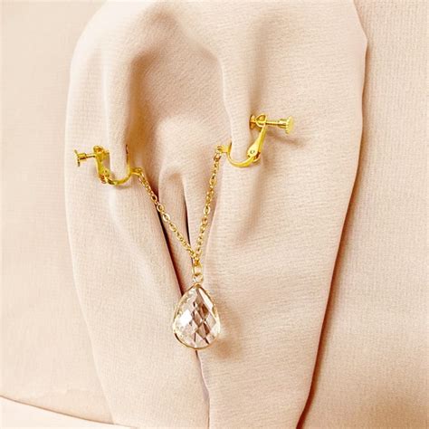 Clitoral Jewelry Non Piercing Gold Chain Labia Jewelry Sex Etsy Australia