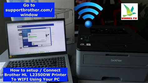 How To Setup Connect Brother Hl L Dw Printer To Wifi Using Your Pc