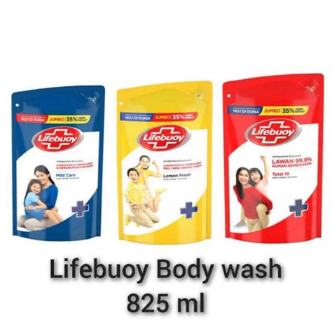 Jual Lifebuoy Body Wash Refil 825 Ml KEMASAN BARU ORIGINAL BPOM