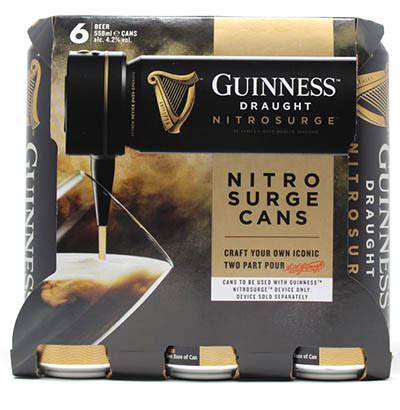 Guinness NitroSurge Cans 6 Pack | BeerBuffs - Irish Craft Beer Online