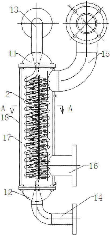 浸没式全接触排污扩容器的制作方法