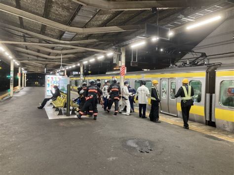 中央総武線 東船橋駅で人身事故「新小岩化してて笑えない、警察が慌ててやって来た」総武快速線も巻き込まれ電車遅延 中央線 総武線 4月18日