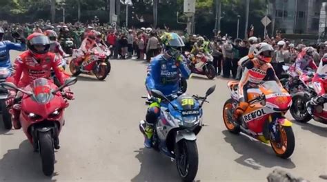 Deretan Motor Yang Dipakai Marc Marquez Dkk Saat Parade Di Jakarta