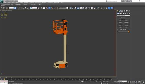 Es Driveable Vertical Mast Lift D Model By Frezzy